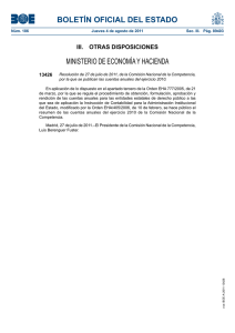 BOLETÍN OFICIAL DEL ESTADO MINISTERIO DE ECONOMÍA Y HACIENDA 13426