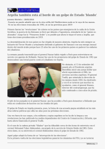 Argelia también está al borde de un golpe de Estado...