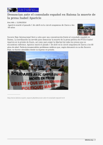 Denuncian ante el consulado español en Baiona la muerte de