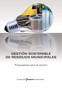 Gestió sostenible dels residus municipals