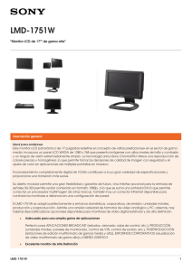LMD-1751W &#34;Monitor LCD de 17&#34;&#34; de gama alta&#34;