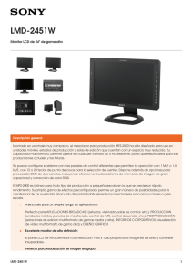LMD-2451W Monitor LCD de 24&#34; de gama alta