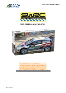 Ficha Técnica 1-24 A3.Ford Fiesta WRC SuperWRC