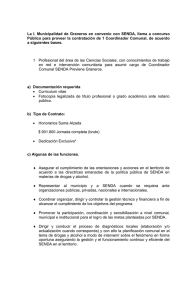 La  I.  Municipalidad  de  Graneros ... Público para proveer la contratación de 1 Coordinador Comunal, de...