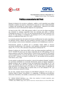 200806 RedGE CEPES Política arancelaria del Perú.pdf