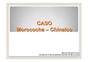 CASO Morococha – Chinalco