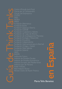 Guía de los think tanks en España
