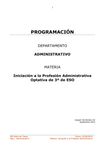 Iniciación a la profesión administrativa