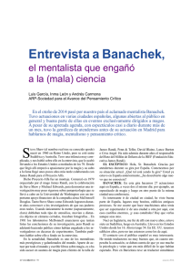 Descargar artículo ENTREVISTA A BANACHEK, EL MENTALISTA QUE ENGAÑÓ A LA (MALA) CIENCIA en PDF