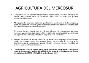 Agricultura familiar del Mercosur. Carlos Mermot . Uruguay