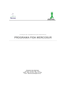 Proyecto de Cooperación denominado FIDA MERCOSUR