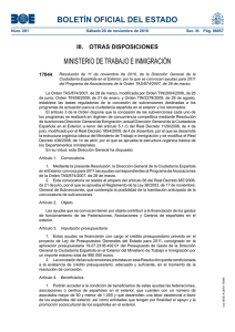 BOLETÍN OFICIAL DEL ESTADO MINISTERIO DE TRABAJO E INMIGRACIÓN 17844