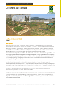 Laboratorio Agroecológico. Mancomunidad de Municipios Sostenibles de Cantabria.