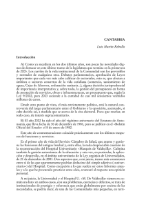 CANTABRIA Introducción Luis Martín Rebollo