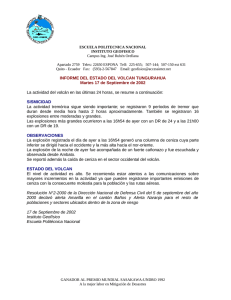 ESCUELA POLITECNICA NACIONAL INSTITUTO GEOFISICO Campus Ing. José Rubén Orellana
