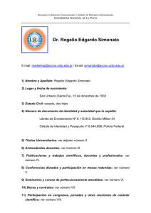 Prof. Dr. Rogelio Simonato