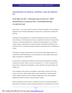 Canciller�a Argentina - Informaci�n para la Prensa N 146-07 - 05 de mayo de 2007