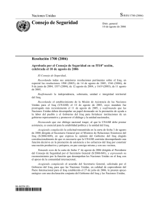 ONU - CdeS resol 1700