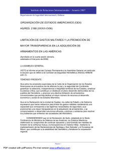OEA- AG Resoluci�n 2188