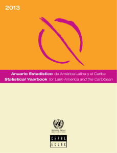 2013  Anuario Estadístico de América Latina y el Caribe