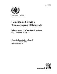 Comisión de Ciencia y Tecnología para el Desarrollo