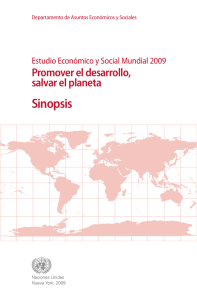 World economic and social surveysinopsis en espa�ol