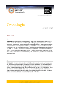 Cronología Julio 2014 01. Por Ayelén Cortiglia
