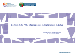 "Gesti n de la PRL: integraci n de la Vigilancia de la Salud", elaborada por la Unidad de Salud Laboral de Osalan (pdf, 2.66 MB)