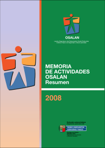 Memoria de actividades Osalan 2008. Resumen. (pdf, 7,48 mb)