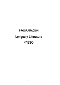 Lengua y Literatura - 4º ESO