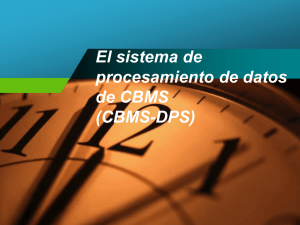 El sistema de procesamiento de datos de CBMS; Celia Reyes y Paulo Fajardo; Red PEP Research Network  - CBMS; Perú; Junio 2009.