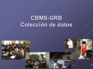 CBMS-GRB Colección de datos; Celia Reyes y Paulo Fajardo; Red PEP Research Network  - CBMS; Perú; Junio 2009.