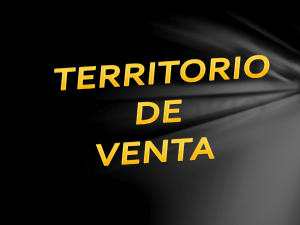 TERRITORIO DE VENTAS