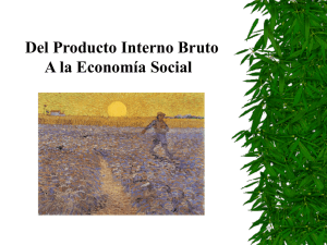 Del Producto Interno Bruto A la Economía Social
