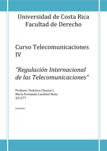 trabajo de telecomunicaciones internacionales