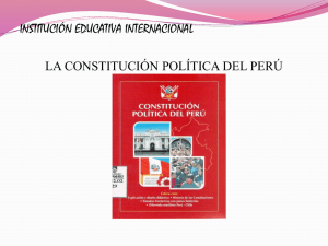 CONSTITUCIÓN POLÍTICA DEL PERÚ