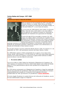 Sobre el Gobierno de Carlos Ibáñez del Campo. 1952