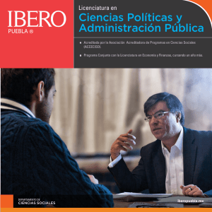 Ciencias Políticas y Administración Pública