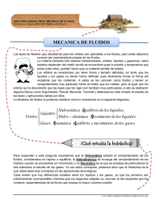 ¿Qué estudia la hidráulica? . MECANICA DE FLUIDOS