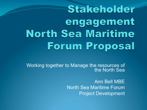 Working together to Manage the resources of the North Sea