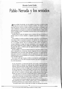 Pablo Neruda ylos sentidos - Revista de la Universidad de México