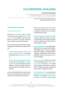 esclerodermia localizada - Asociación Española de Pediatría