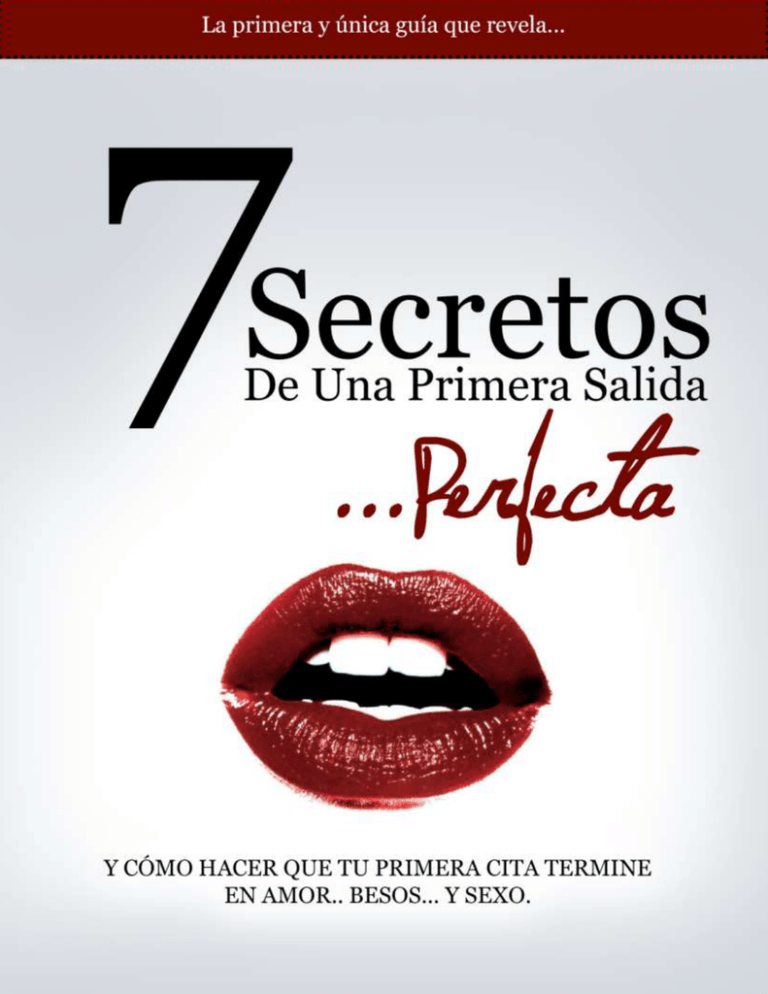 Secretos De Una Primera Cita Perfecta C Mo Hacer Que Tu