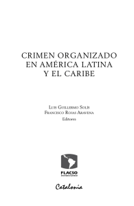 Crimen organizado en amériCa Latina y eL Caribe