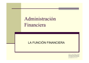 Objetivos de la administración financiera.