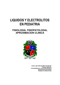 liquidos y electrolitos en pediatria
