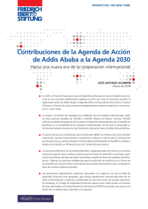 Contribuciones de la Agenda de Acción de Addis Ababa a la