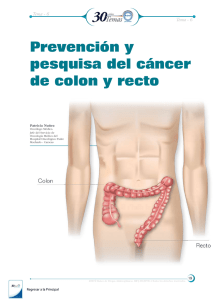 Prevención y pesquisa del cáncer de colon y recto