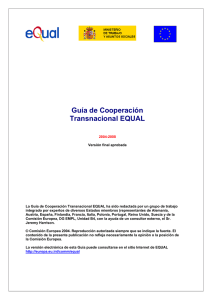 Guía de Cooperación Transnacional EQUAL