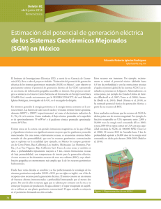 Estimación del potencial de generación eléctrica de los Sistemas